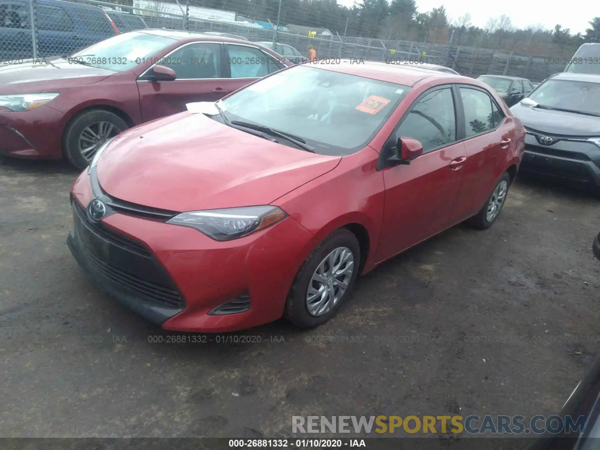 2 Photograph of a damaged car 2T1BURHEXKC227190 TOYOTA COROLLA 2019