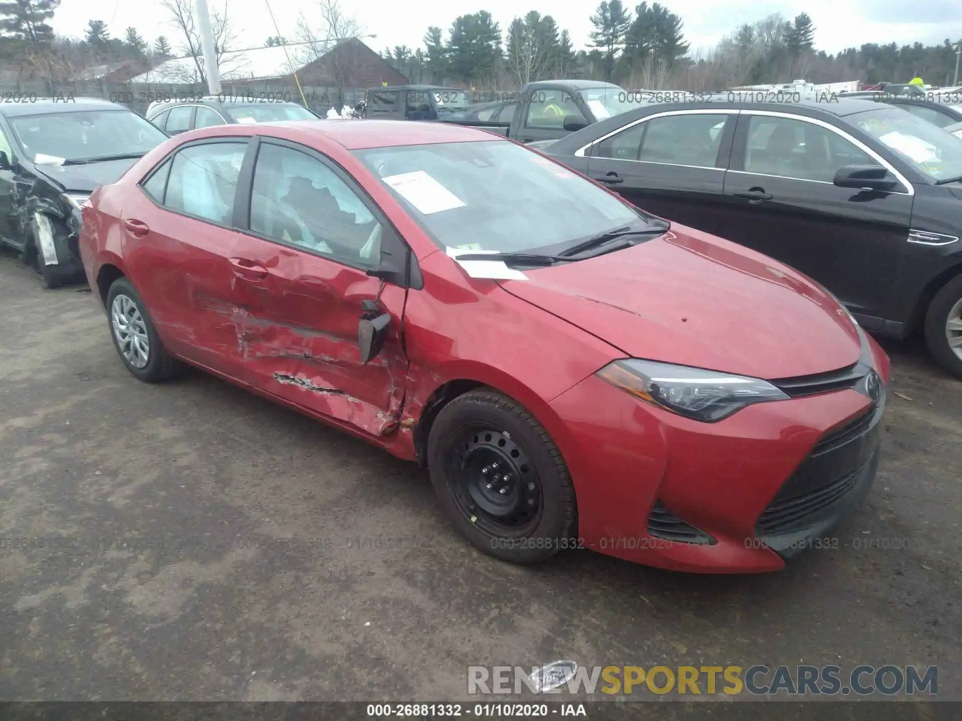 6 Photograph of a damaged car 2T1BURHEXKC227190 TOYOTA COROLLA 2019