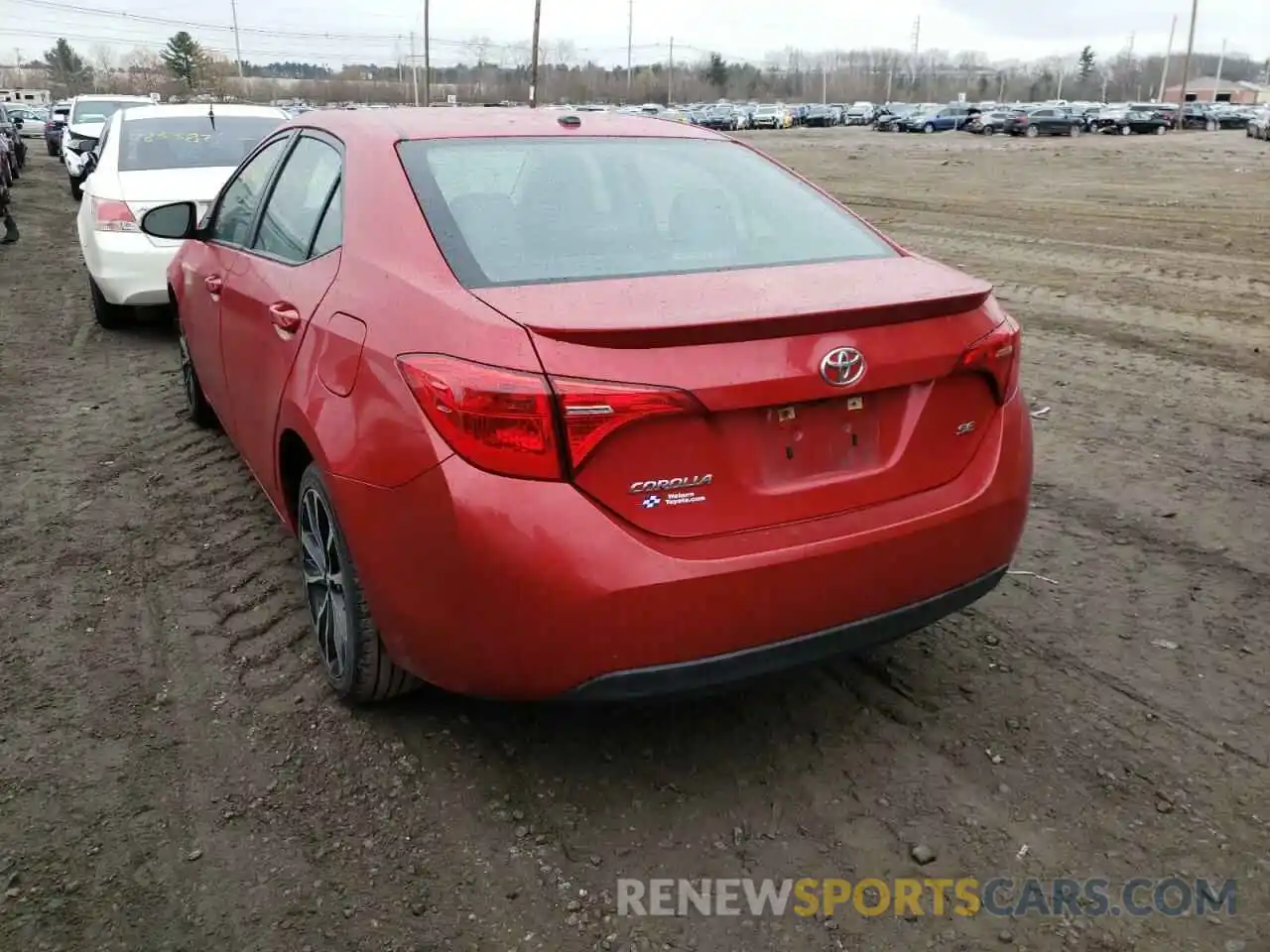 3 Photograph of a damaged car 2T1BURHEXKC227383 TOYOTA COROLLA 2019