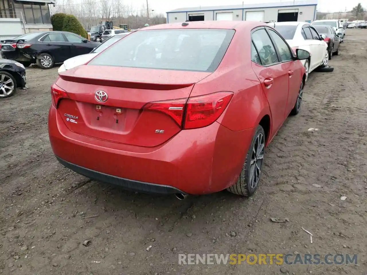 4 Photograph of a damaged car 2T1BURHEXKC227383 TOYOTA COROLLA 2019