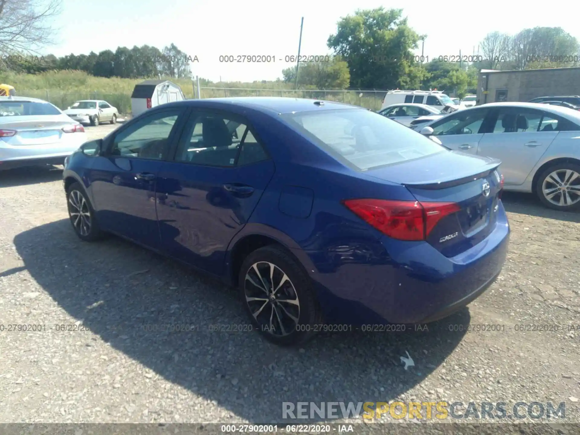 3 Photograph of a damaged car 2T1BURHEXKC227464 TOYOTA COROLLA 2019