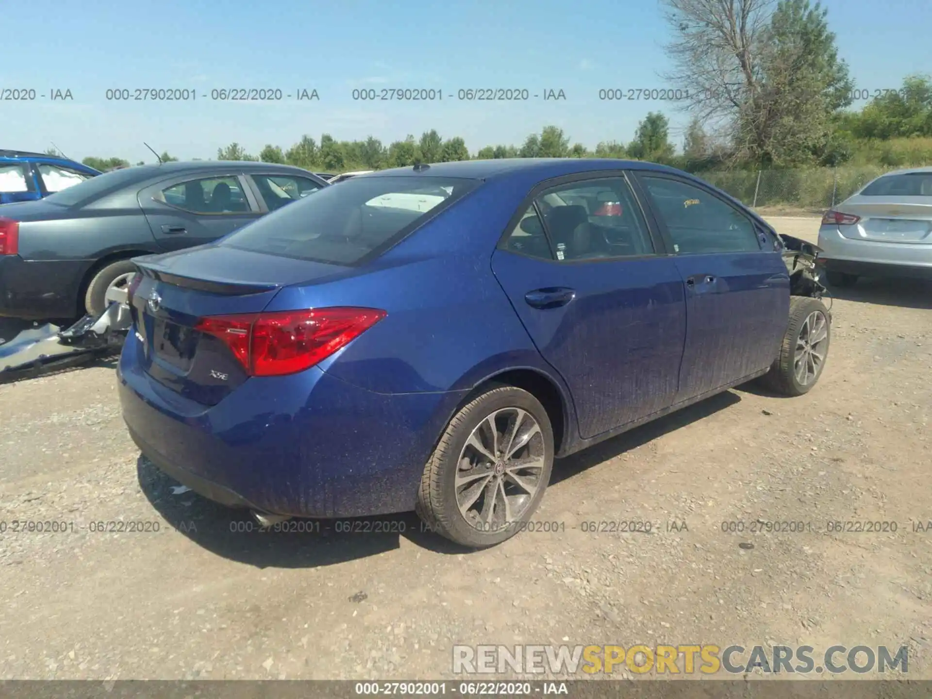 4 Photograph of a damaged car 2T1BURHEXKC227464 TOYOTA COROLLA 2019