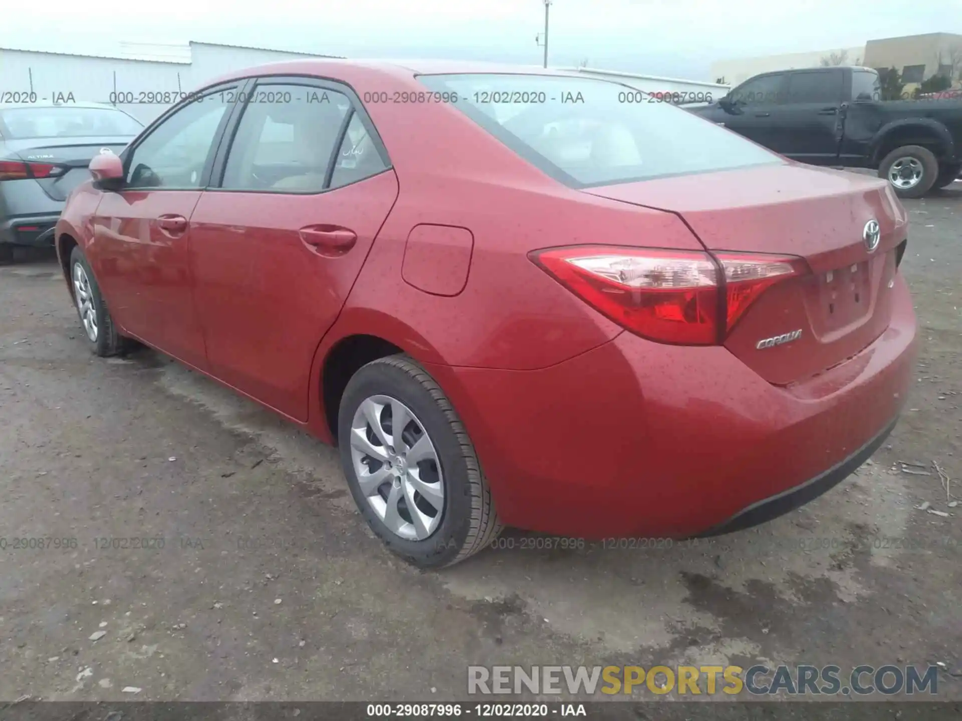 3 Photograph of a damaged car 2T1BURHEXKC227528 TOYOTA COROLLA 2019