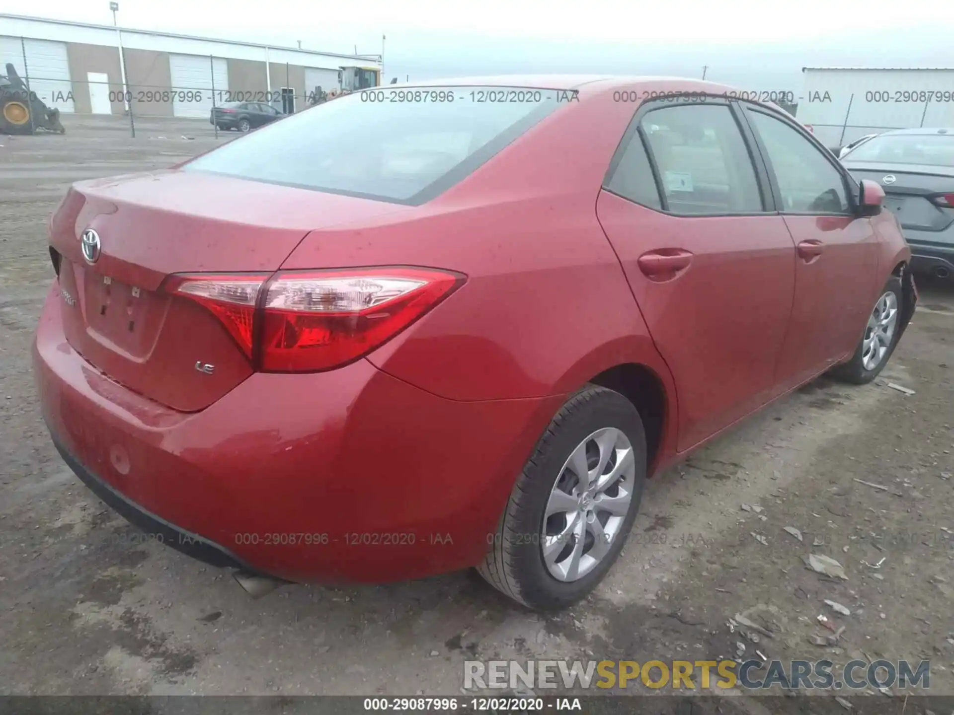 4 Photograph of a damaged car 2T1BURHEXKC227528 TOYOTA COROLLA 2019