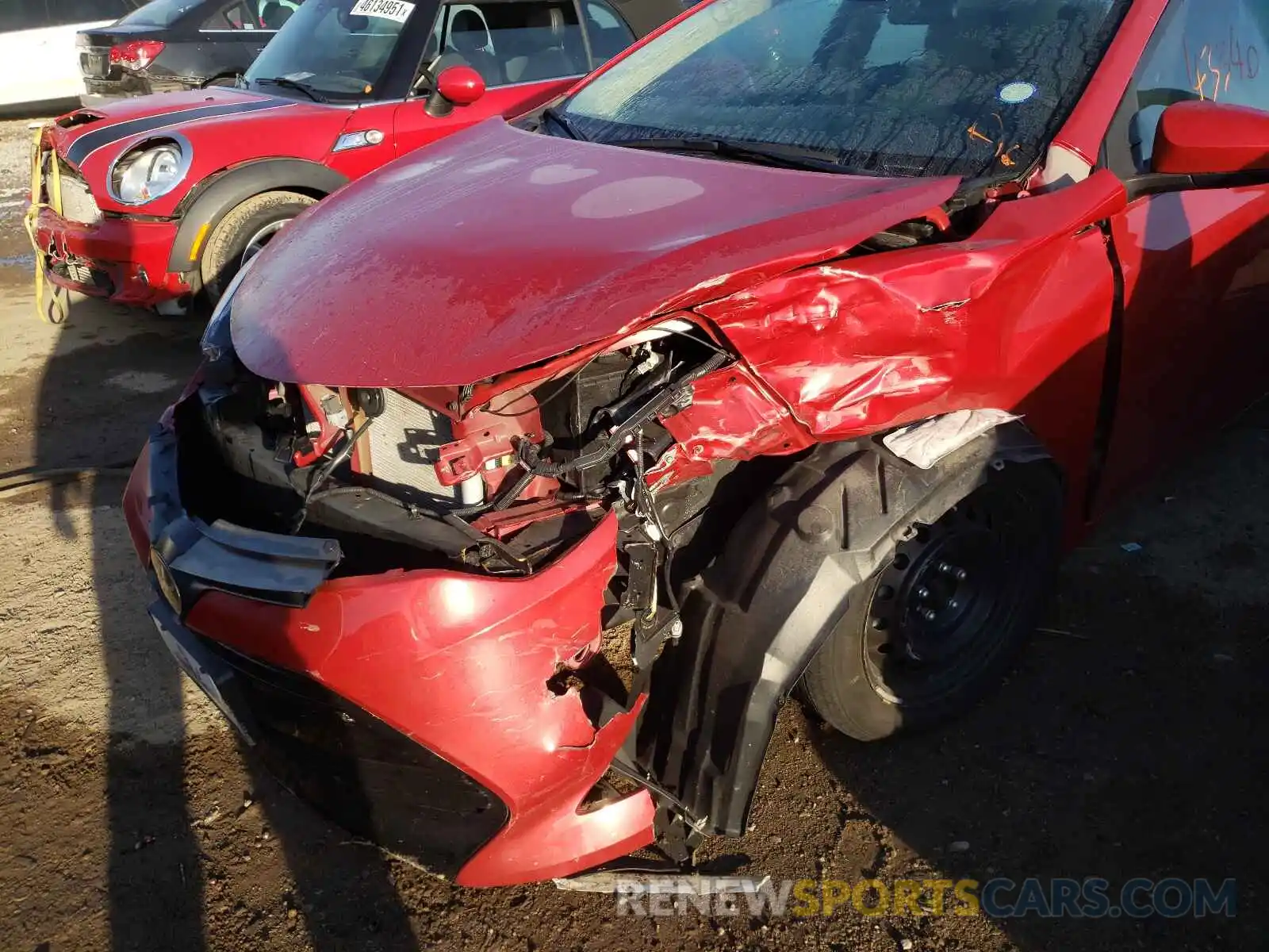 9 Photograph of a damaged car 2T1BURHEXKC227576 TOYOTA COROLLA 2019