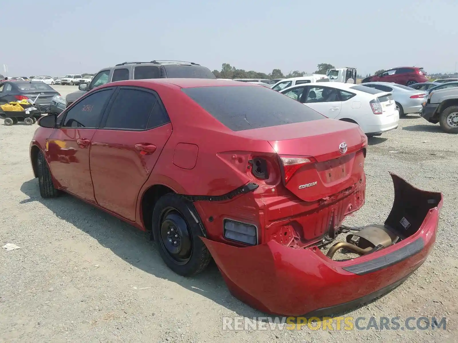 3 Photograph of a damaged car 2T1BURHEXKC228176 TOYOTA COROLLA 2019