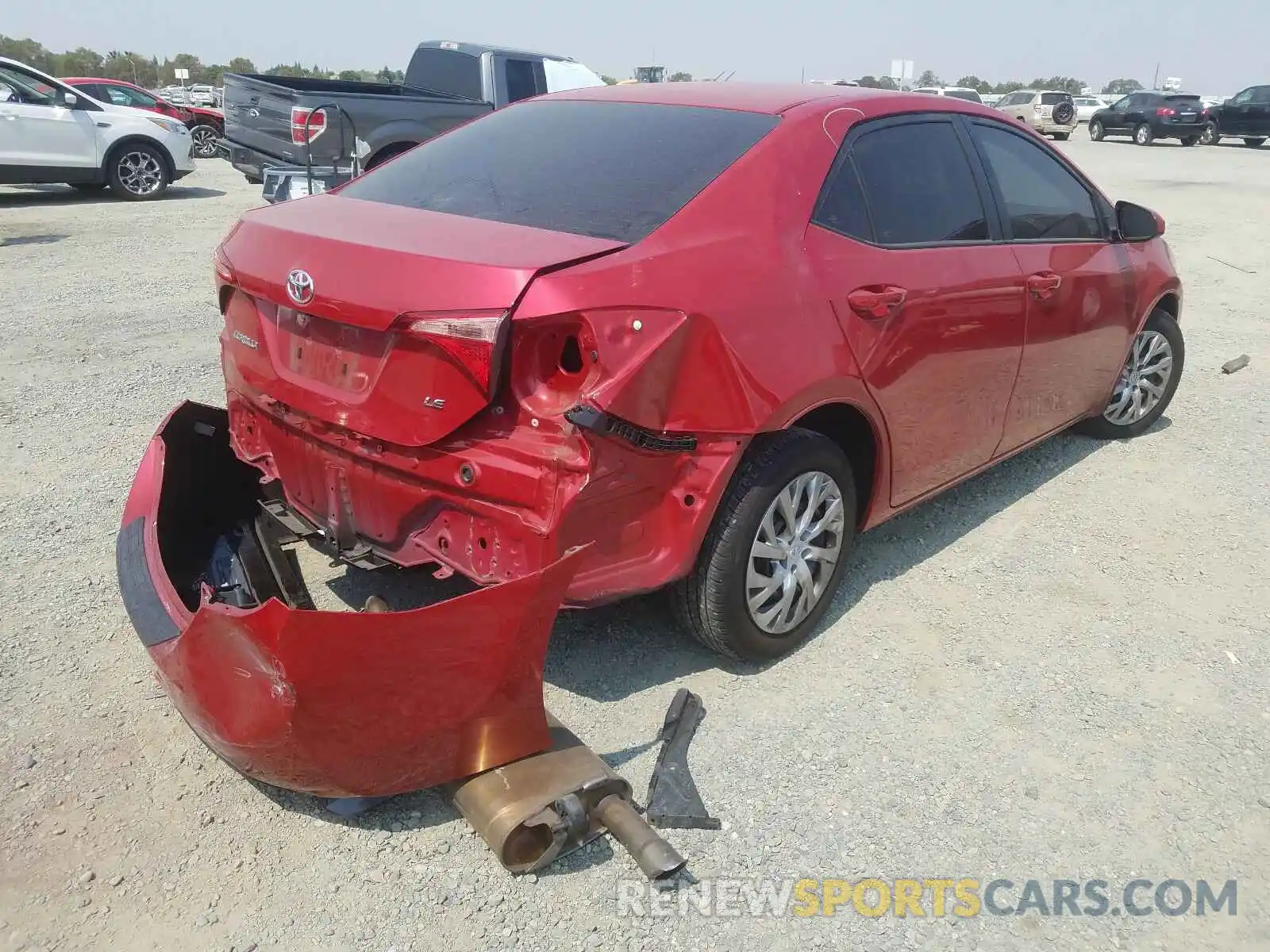 4 Photograph of a damaged car 2T1BURHEXKC228176 TOYOTA COROLLA 2019