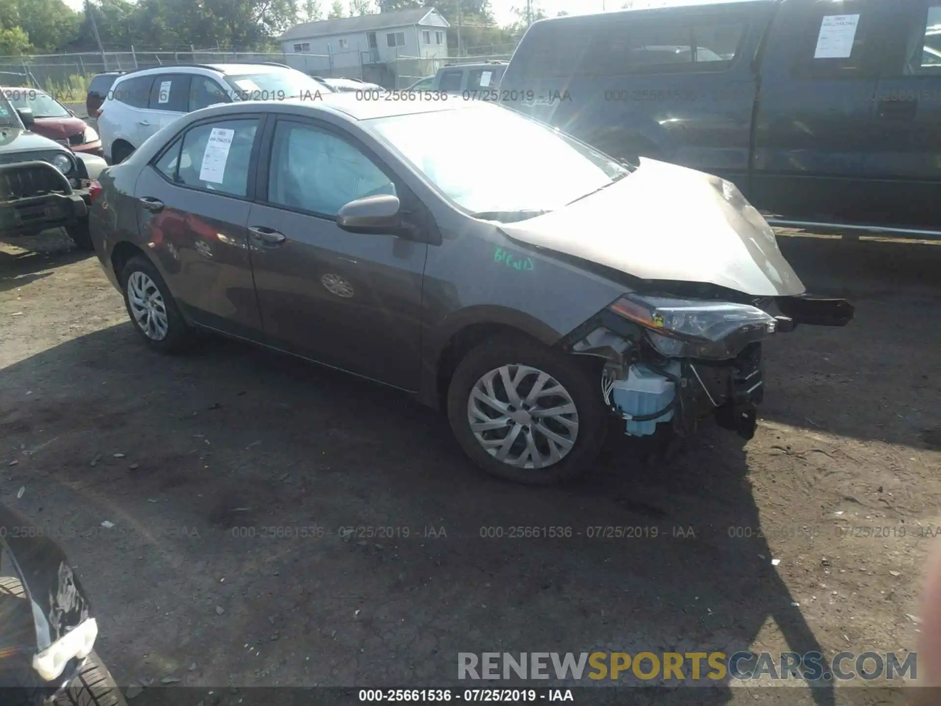 1 Photograph of a damaged car 2T1BURHEXKC229148 TOYOTA COROLLA 2019