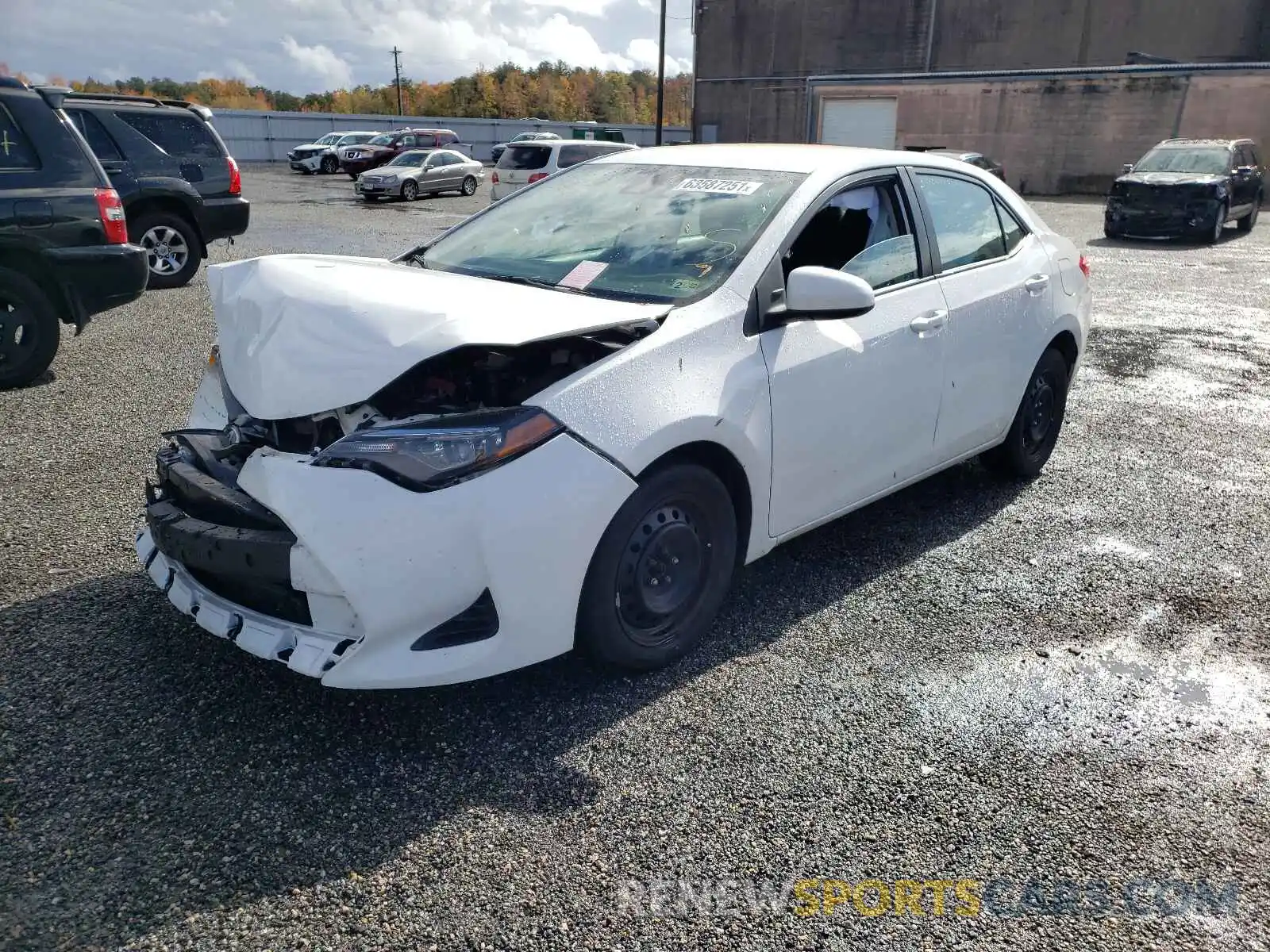 2 Photograph of a damaged car 2T1BURHEXKC229389 TOYOTA COROLLA 2019