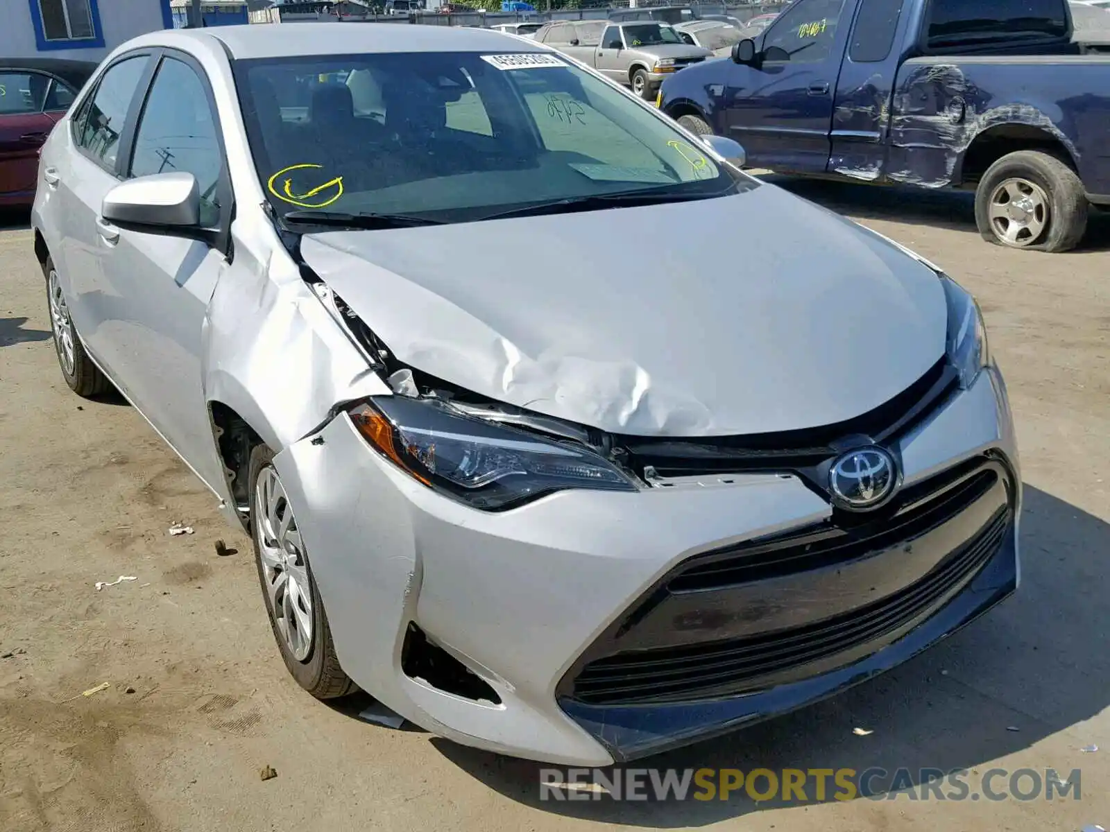 1 Photograph of a damaged car 2T1BURHEXKC229716 TOYOTA COROLLA 2019