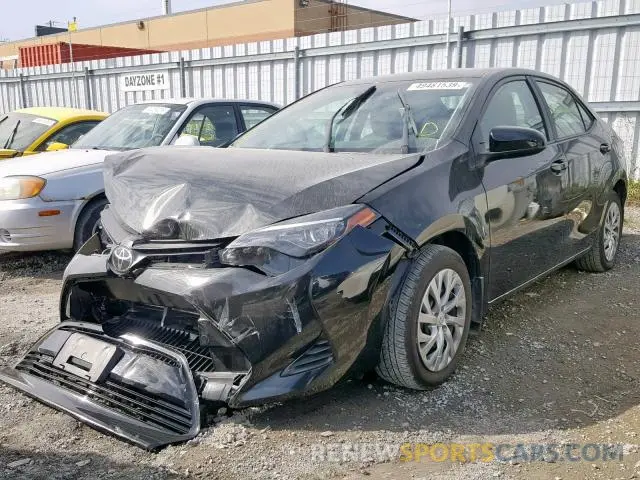 2 Photograph of a damaged car 2T1BURHEXKC229845 TOYOTA COROLLA 2019