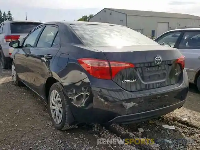 3 Photograph of a damaged car 2T1BURHEXKC229845 TOYOTA COROLLA 2019