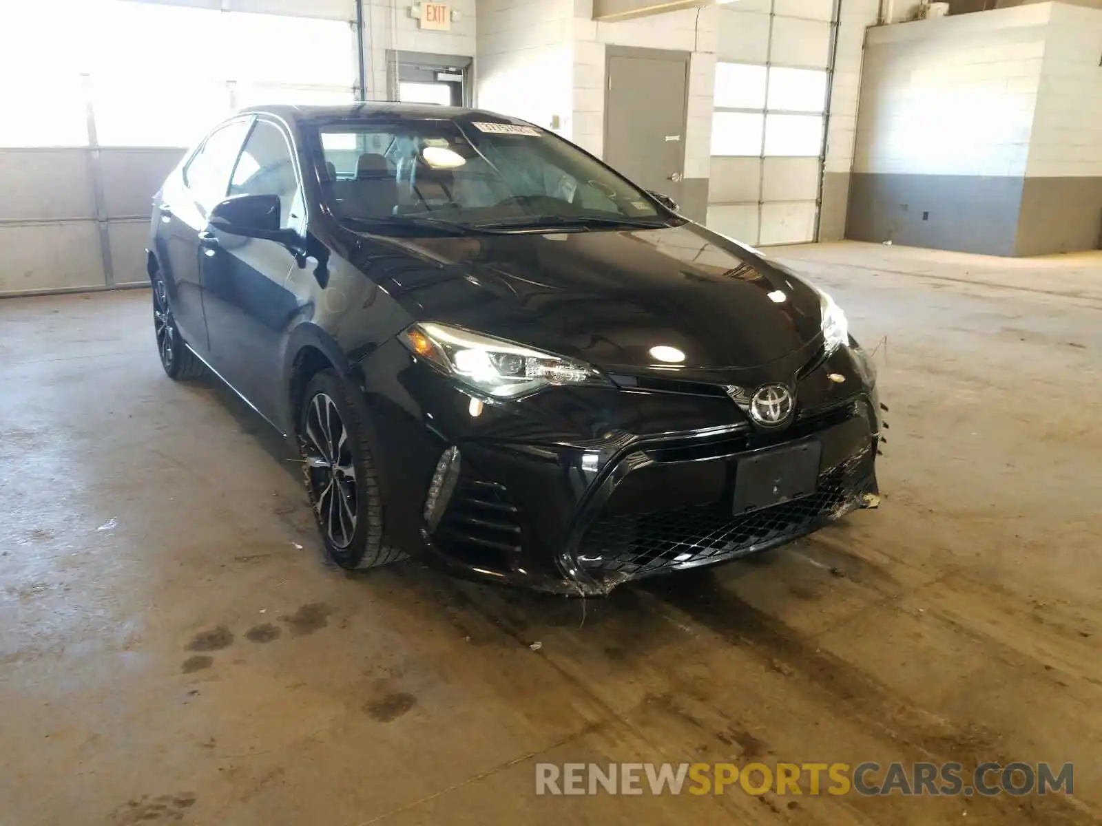 1 Photograph of a damaged car 2T1BURHEXKC230395 TOYOTA COROLLA 2019