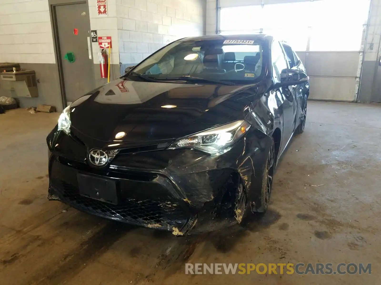 2 Photograph of a damaged car 2T1BURHEXKC230395 TOYOTA COROLLA 2019