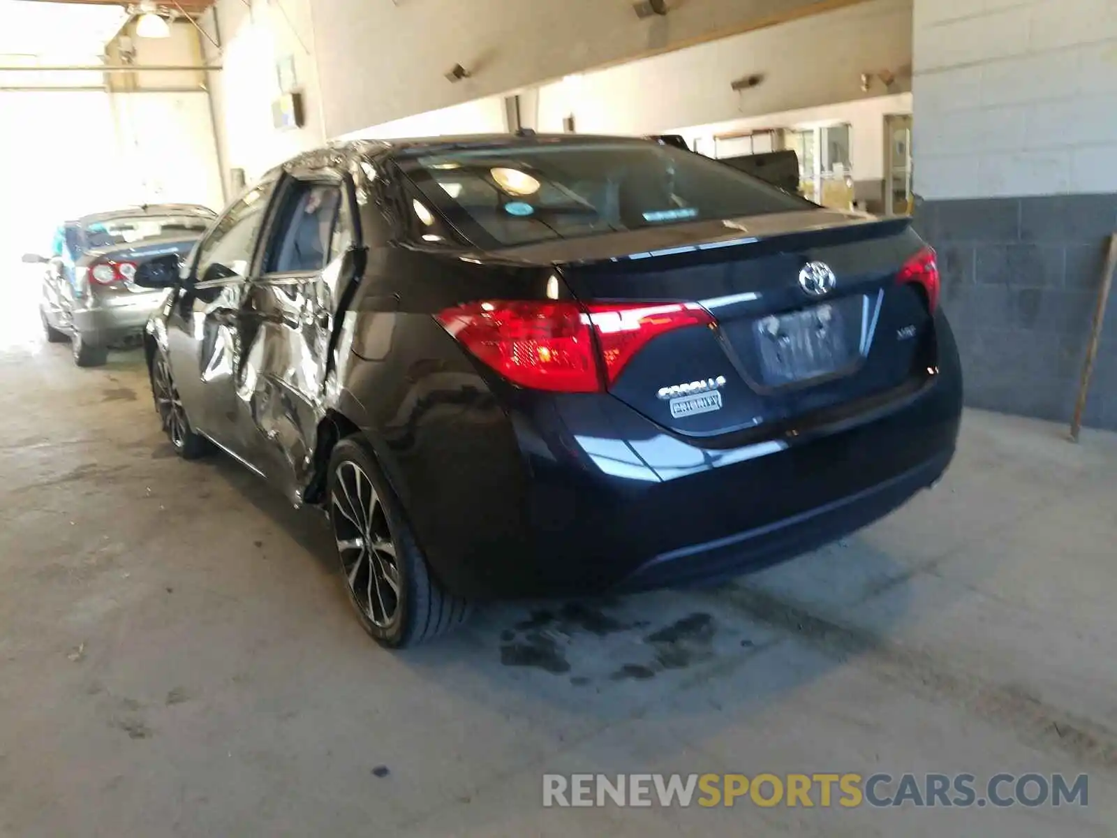 3 Photograph of a damaged car 2T1BURHEXKC230395 TOYOTA COROLLA 2019