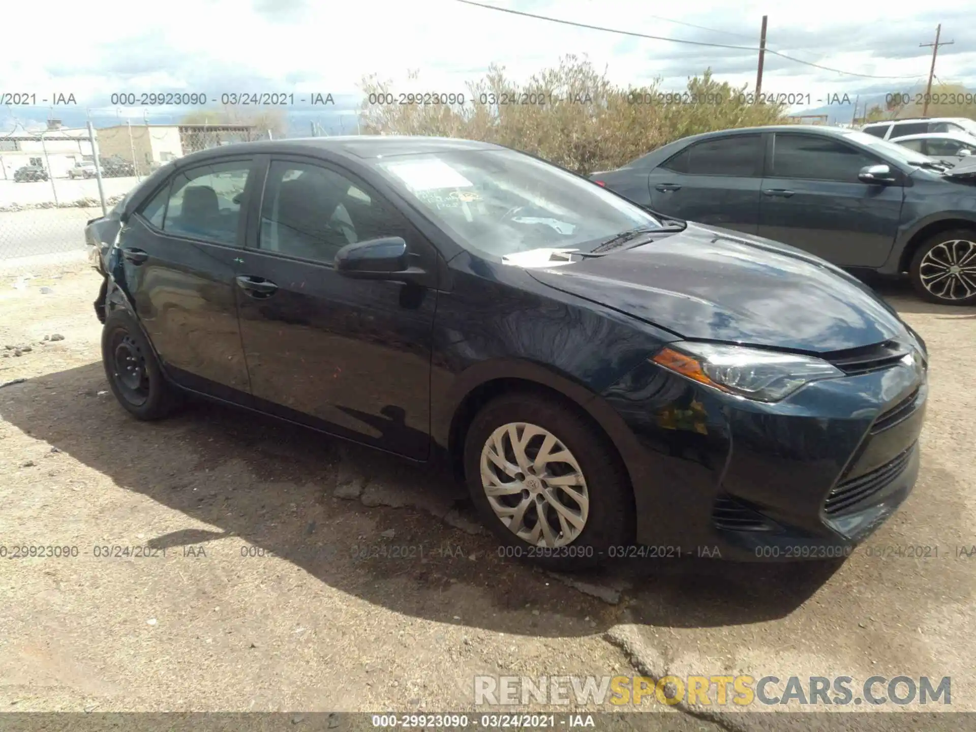 1 Photograph of a damaged car 2T1BURHEXKC230879 TOYOTA COROLLA 2019