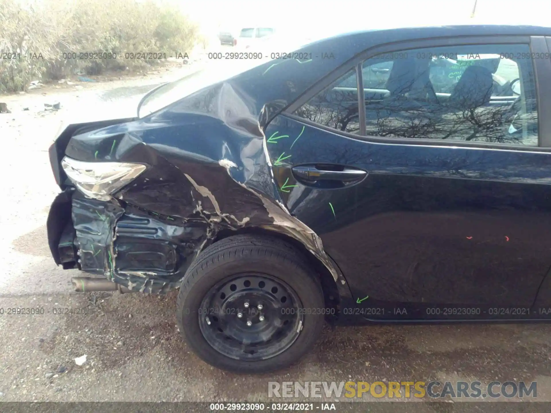 6 Photograph of a damaged car 2T1BURHEXKC230879 TOYOTA COROLLA 2019