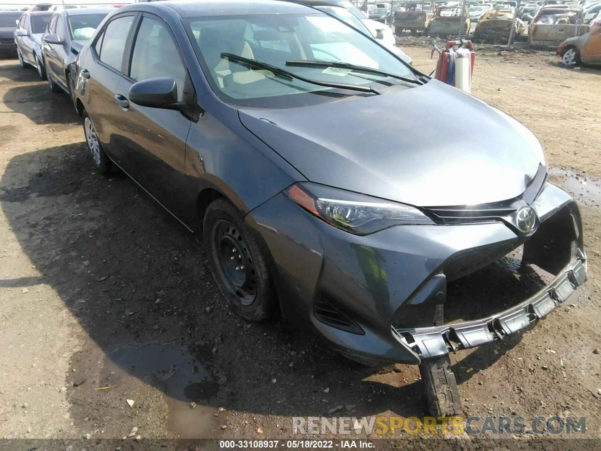 1 Photograph of a damaged car 2T1BURHEXKC231059 TOYOTA COROLLA 2019