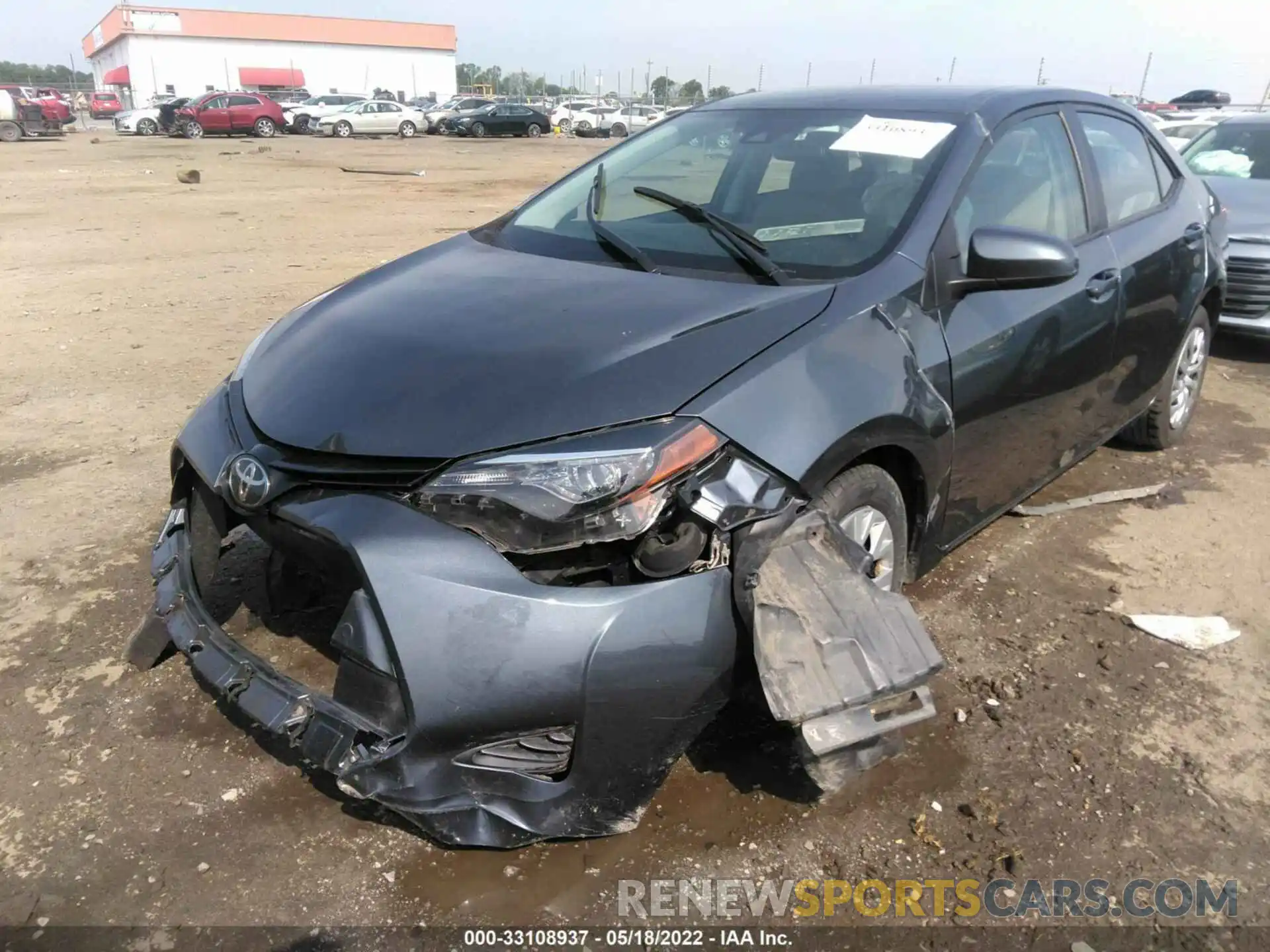 2 Photograph of a damaged car 2T1BURHEXKC231059 TOYOTA COROLLA 2019