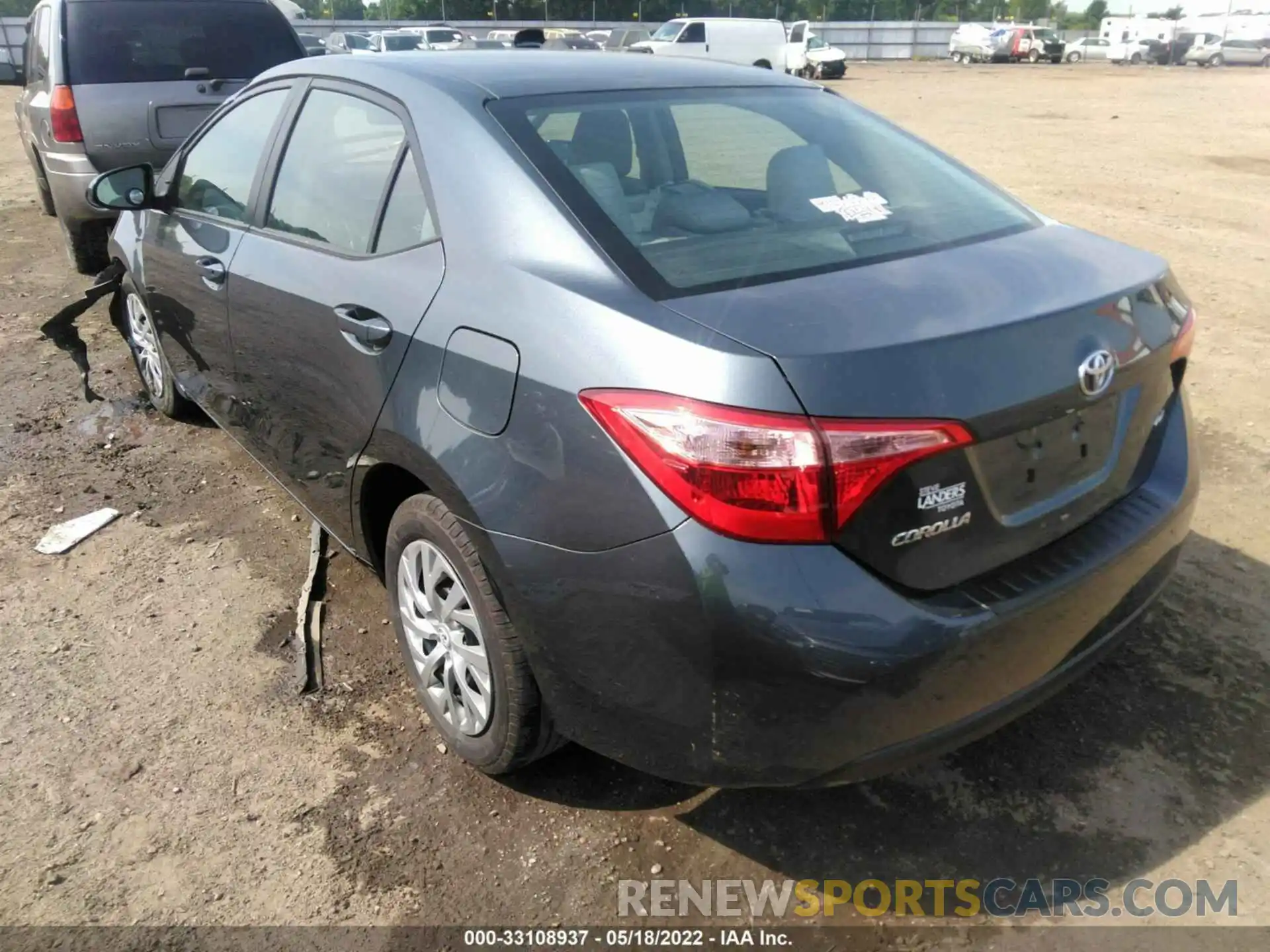 3 Photograph of a damaged car 2T1BURHEXKC231059 TOYOTA COROLLA 2019