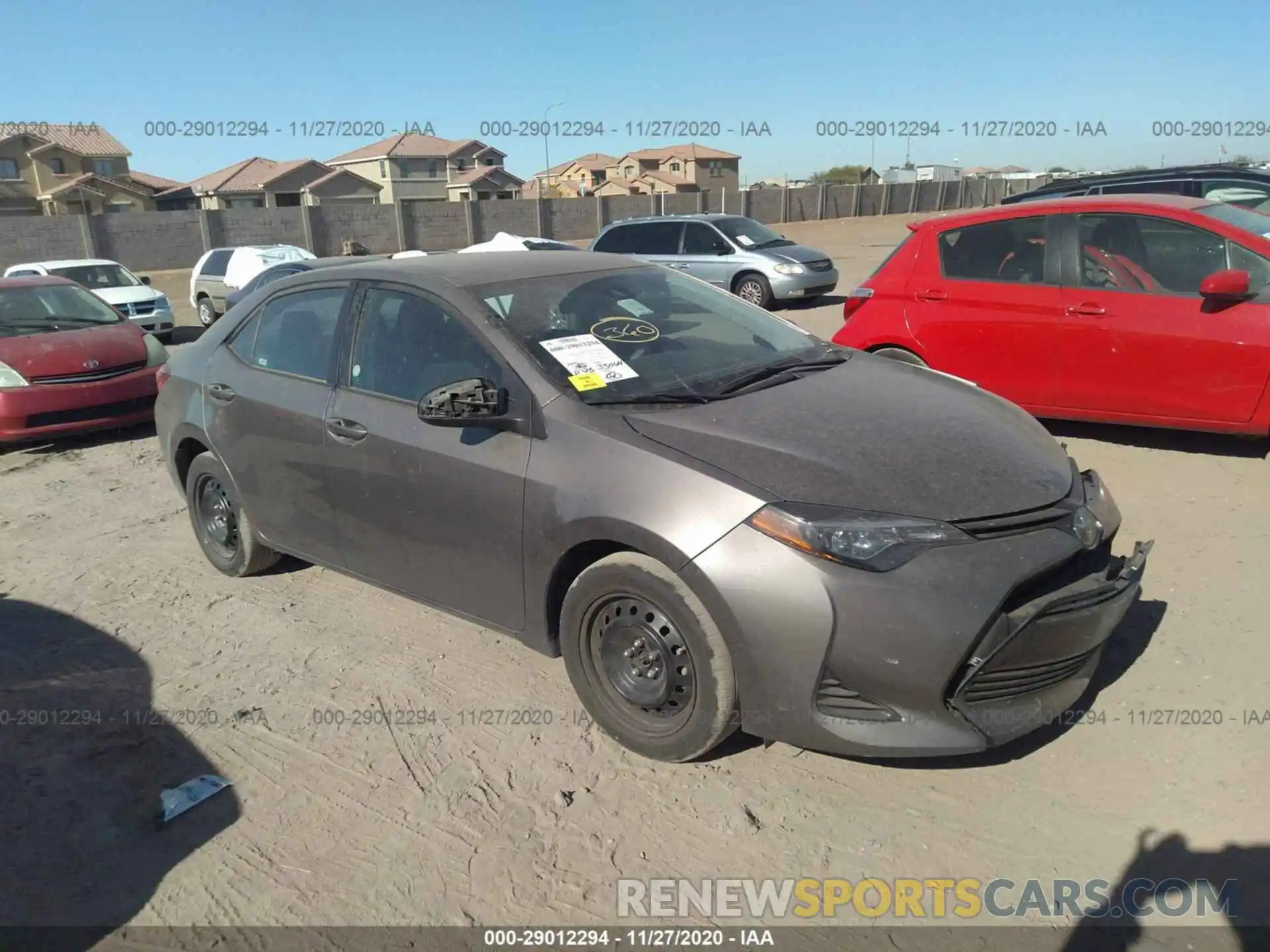 1 Photograph of a damaged car 2T1BURHEXKC231224 TOYOTA COROLLA 2019