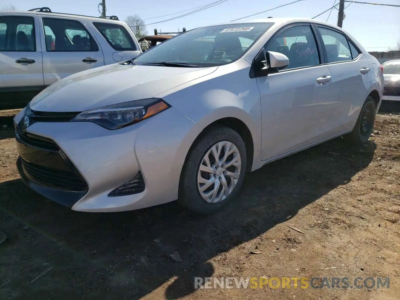 2 Photograph of a damaged car 2T1BURHEXKC231305 TOYOTA COROLLA 2019