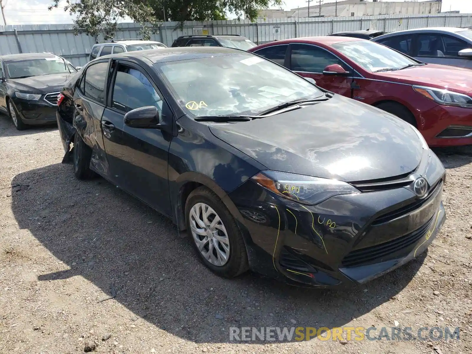 1 Photograph of a damaged car 2T1BURHEXKC231594 TOYOTA COROLLA 2019