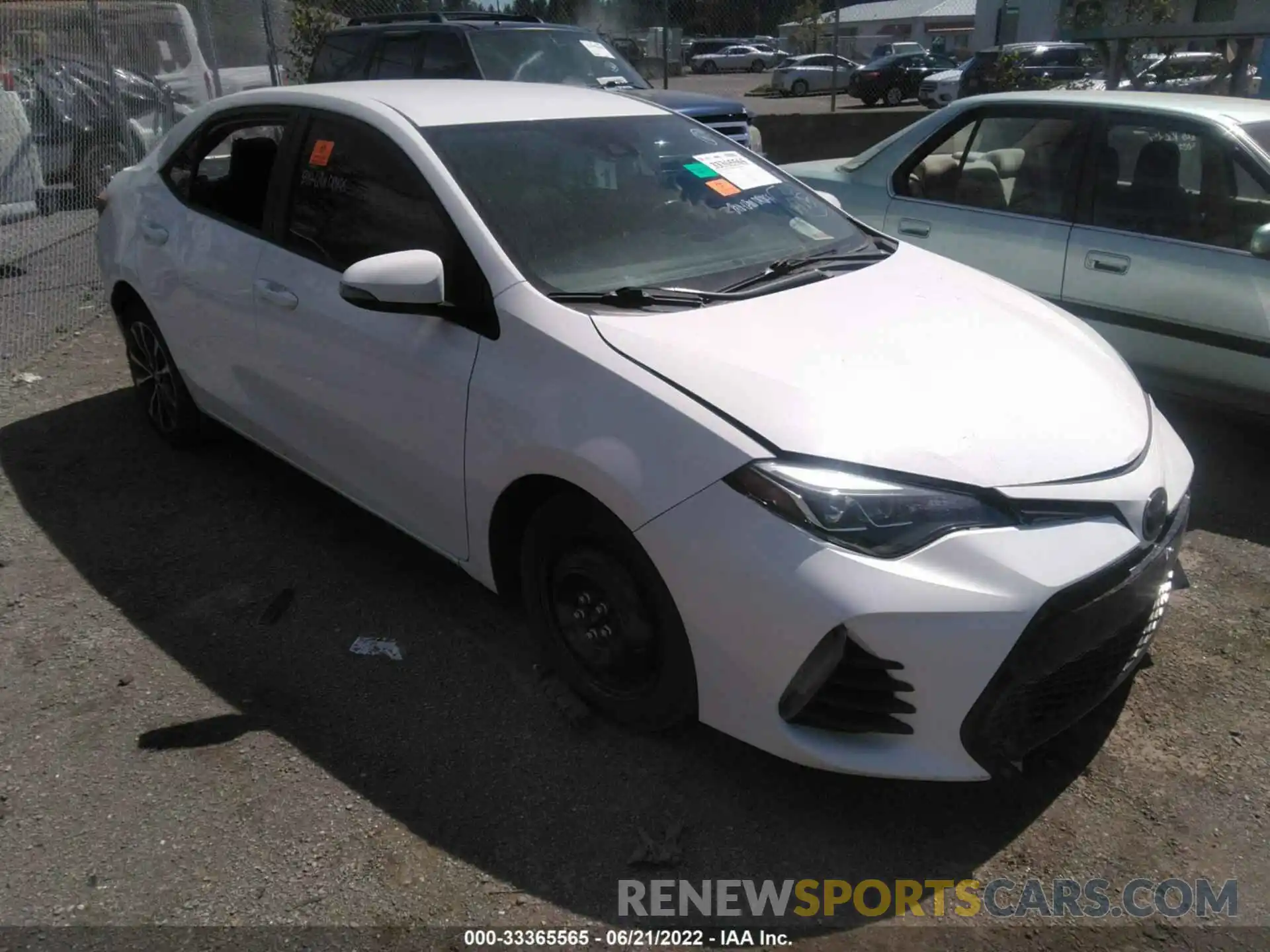 1 Photograph of a damaged car 2T1BURHEXKC231790 TOYOTA COROLLA 2019