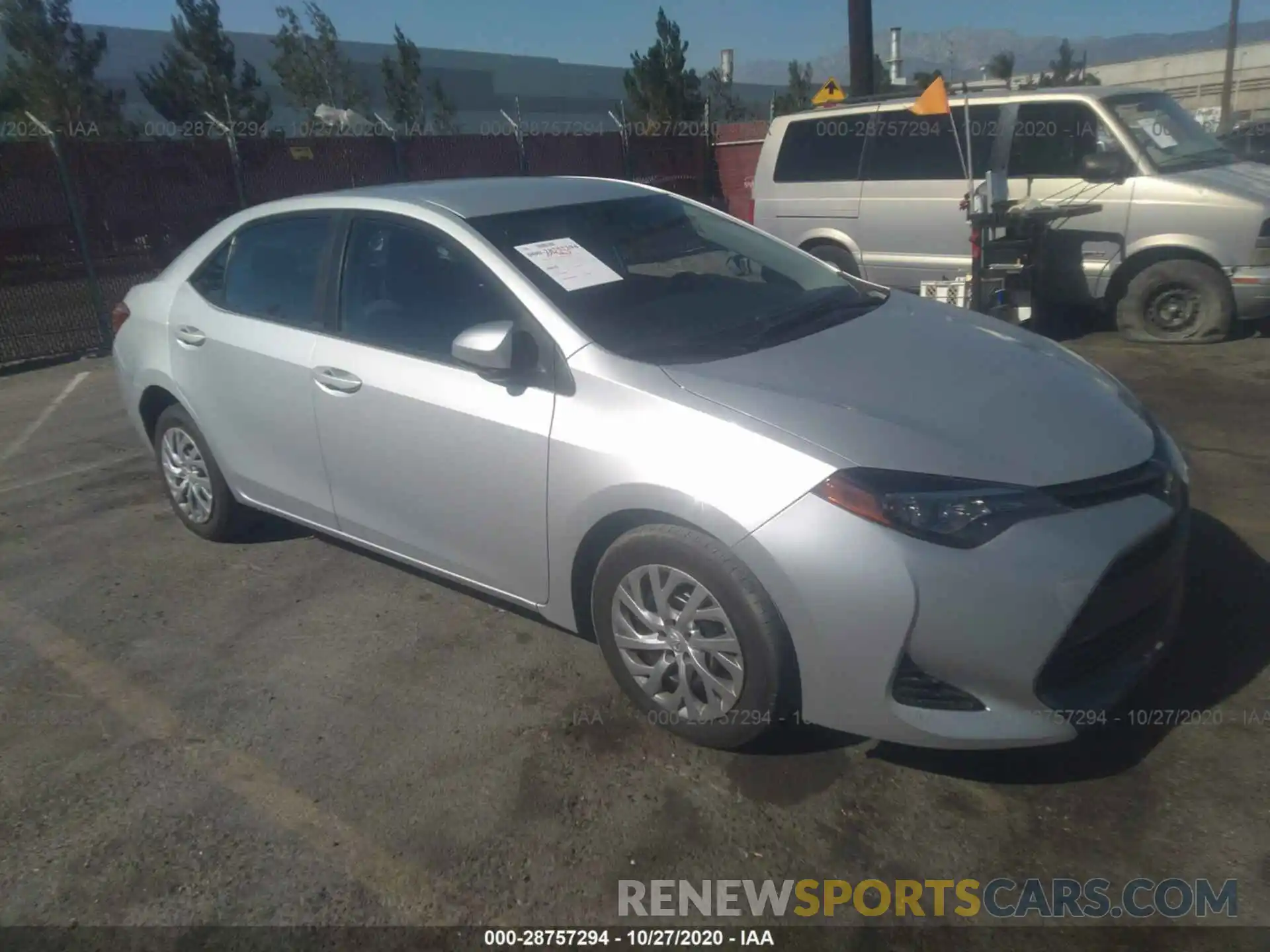 1 Photograph of a damaged car 2T1BURHEXKC231837 TOYOTA COROLLA 2019