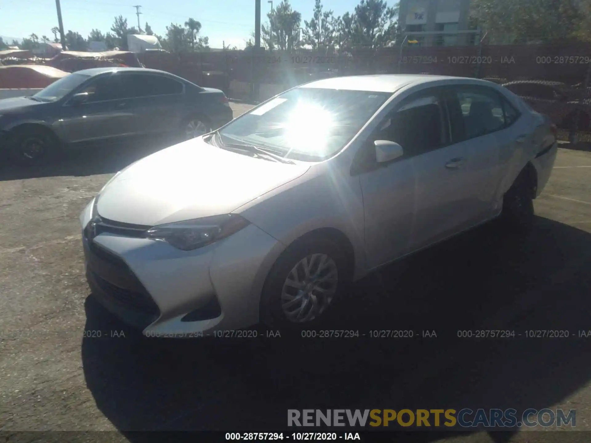 2 Photograph of a damaged car 2T1BURHEXKC231837 TOYOTA COROLLA 2019