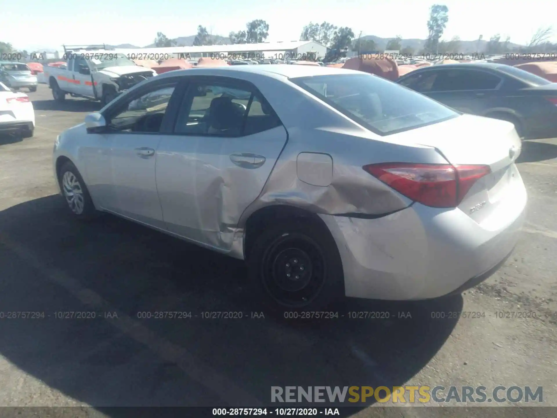 3 Photograph of a damaged car 2T1BURHEXKC231837 TOYOTA COROLLA 2019