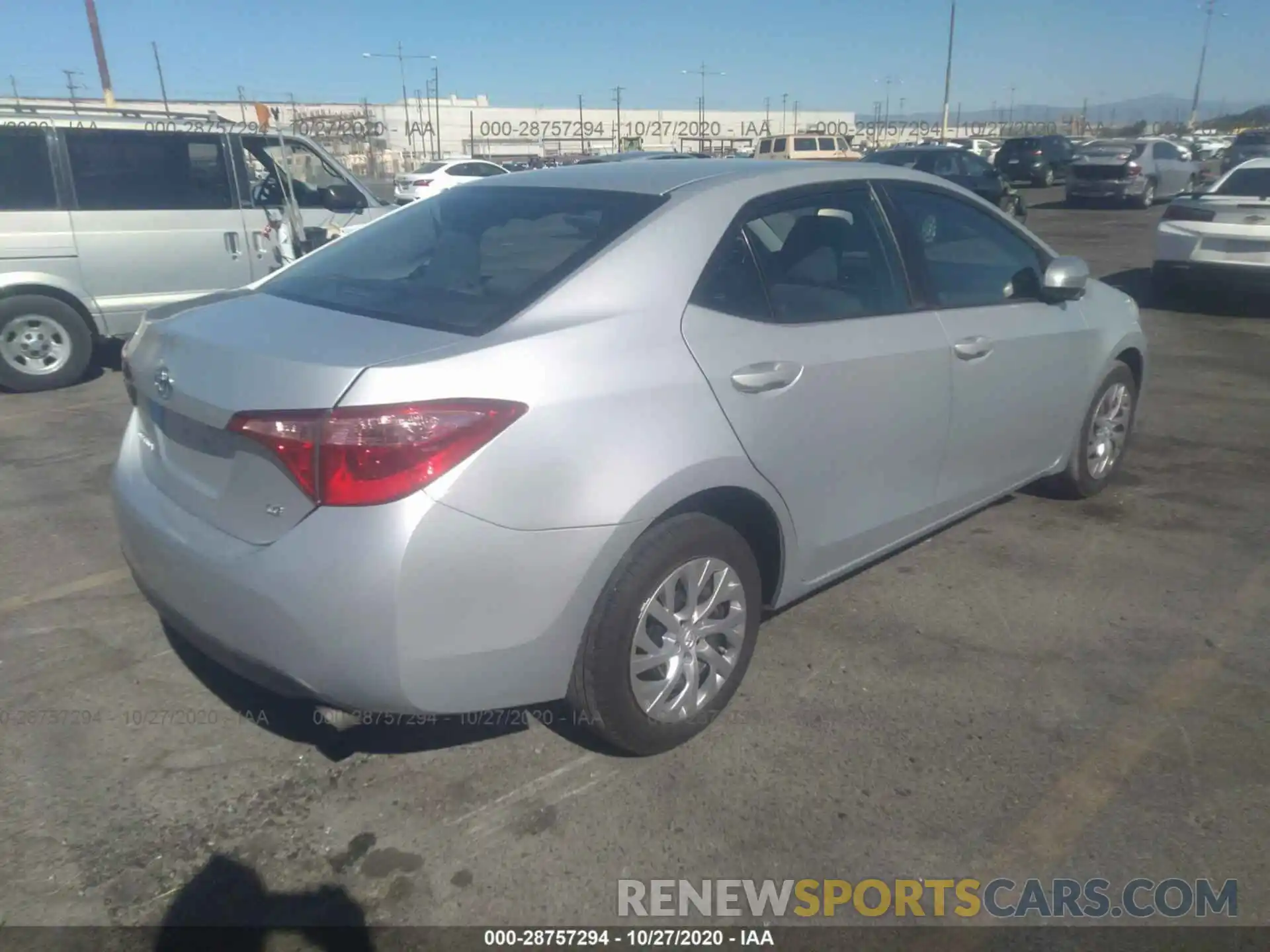 4 Photograph of a damaged car 2T1BURHEXKC231837 TOYOTA COROLLA 2019