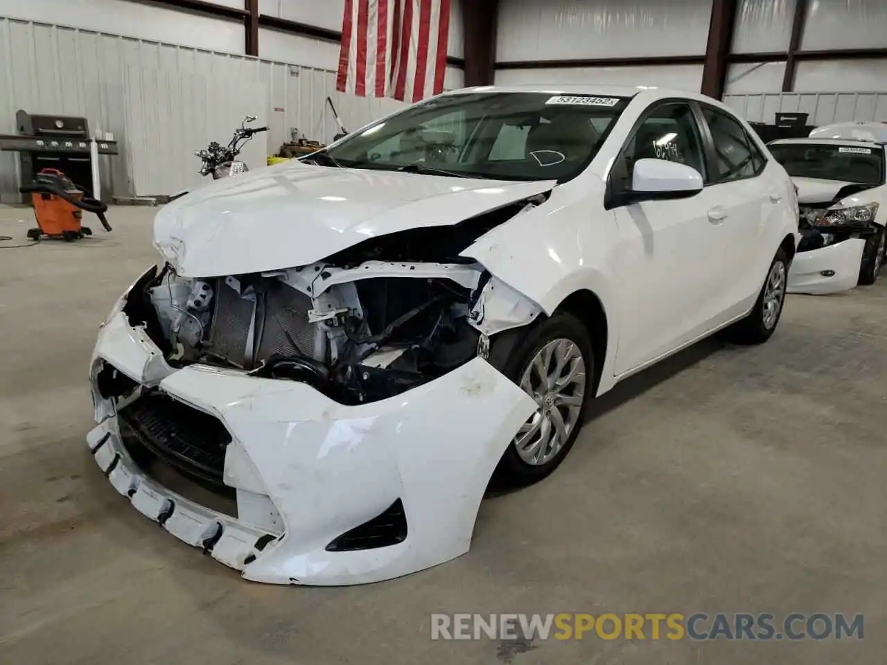 2 Photograph of a damaged car 2T1BURHEXKC232096 TOYOTA COROLLA 2019