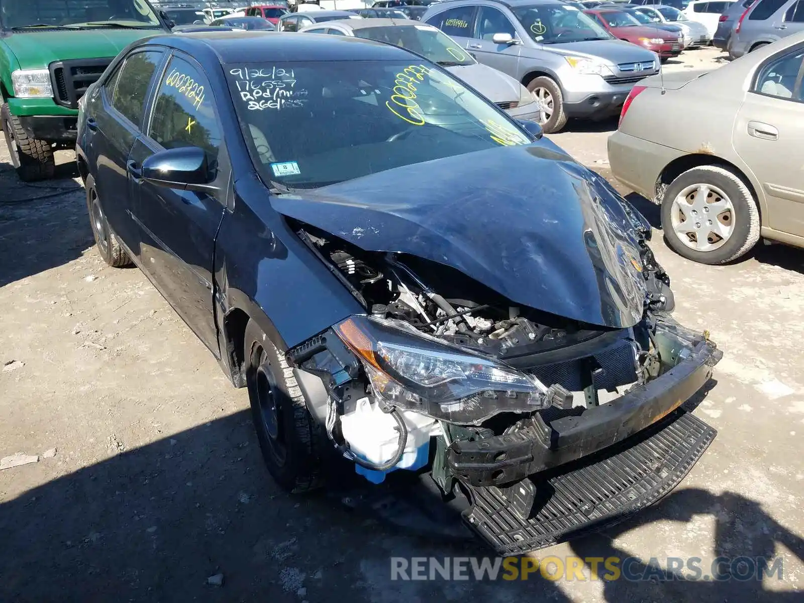 1 Photograph of a damaged car 2T1BURHEXKC232115 TOYOTA COROLLA 2019