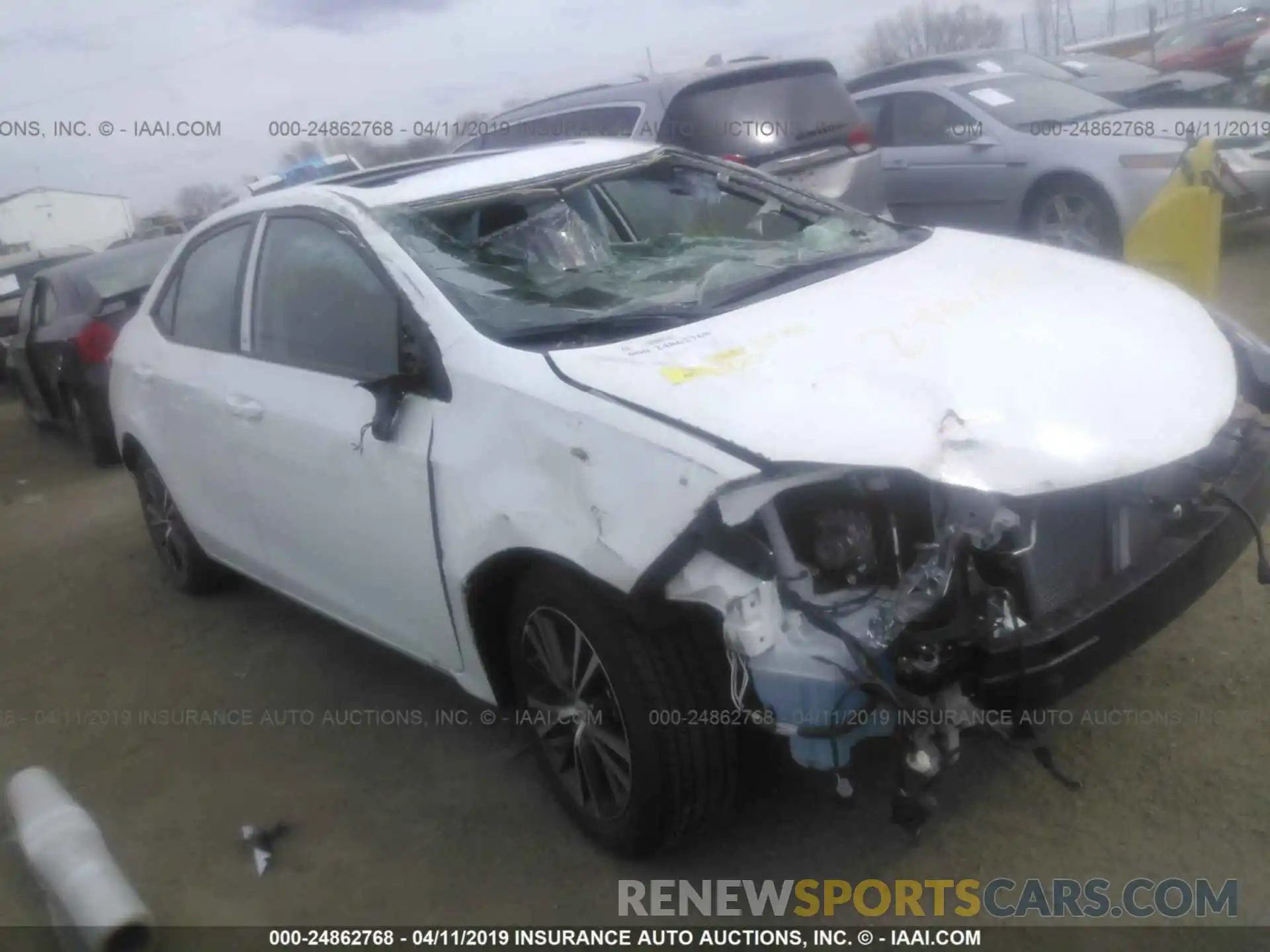 1 Photograph of a damaged car 2T1BURHEXKC232132 TOYOTA COROLLA 2019