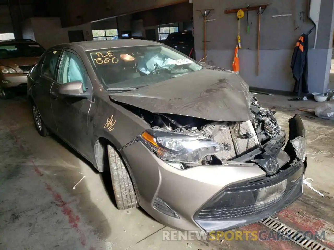 1 Photograph of a damaged car 2T1BURHEXKC232163 TOYOTA COROLLA 2019