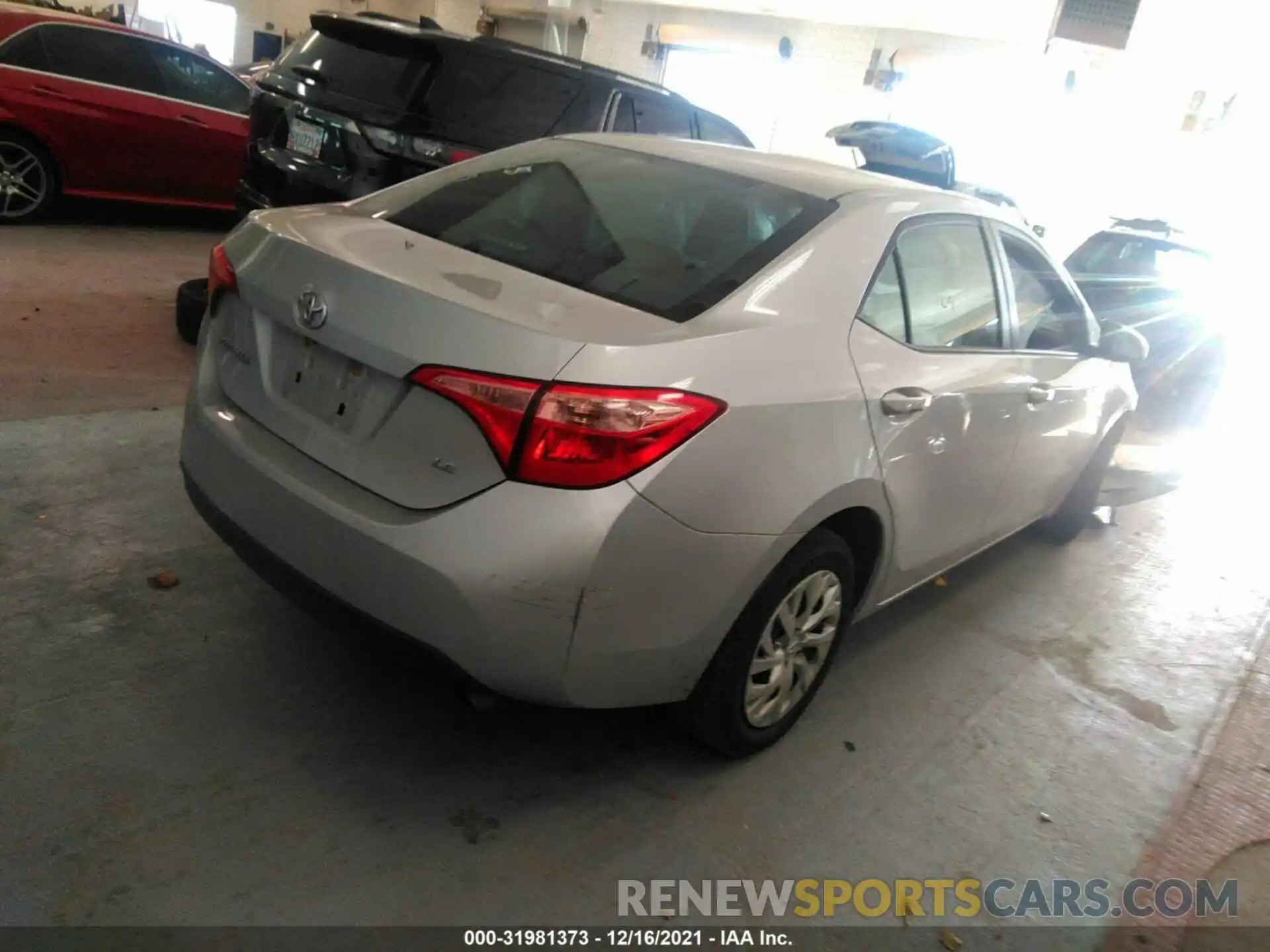 4 Photograph of a damaged car 2T1BURHEXKC232471 TOYOTA COROLLA 2019