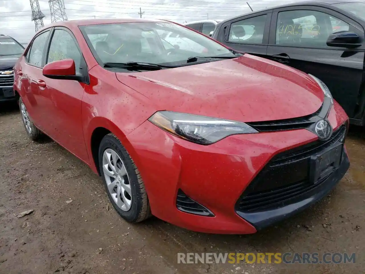 1 Photograph of a damaged car 2T1BURHEXKC232860 TOYOTA COROLLA 2019