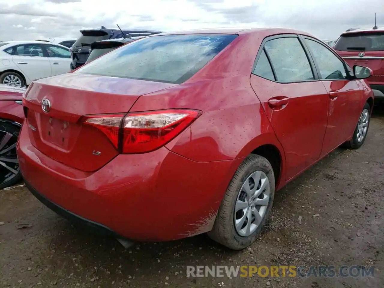 4 Photograph of a damaged car 2T1BURHEXKC232860 TOYOTA COROLLA 2019