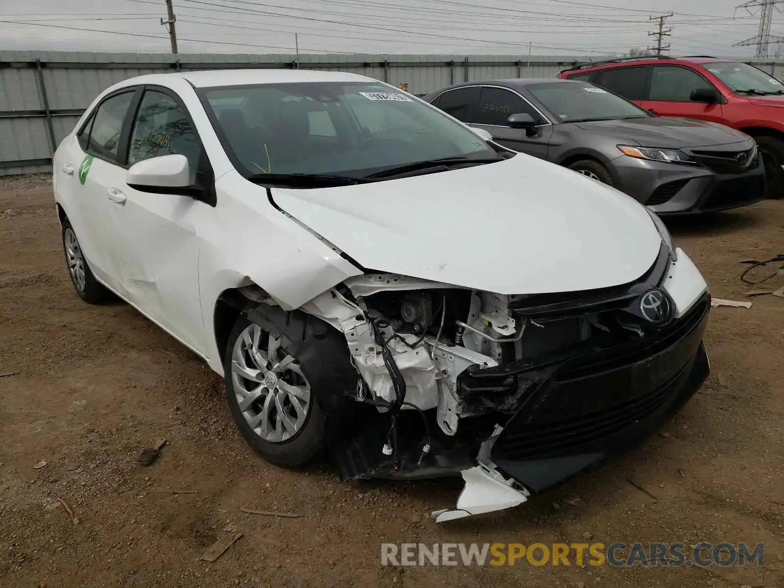 1 Photograph of a damaged car 2T1BURHEXKC232910 TOYOTA COROLLA 2019