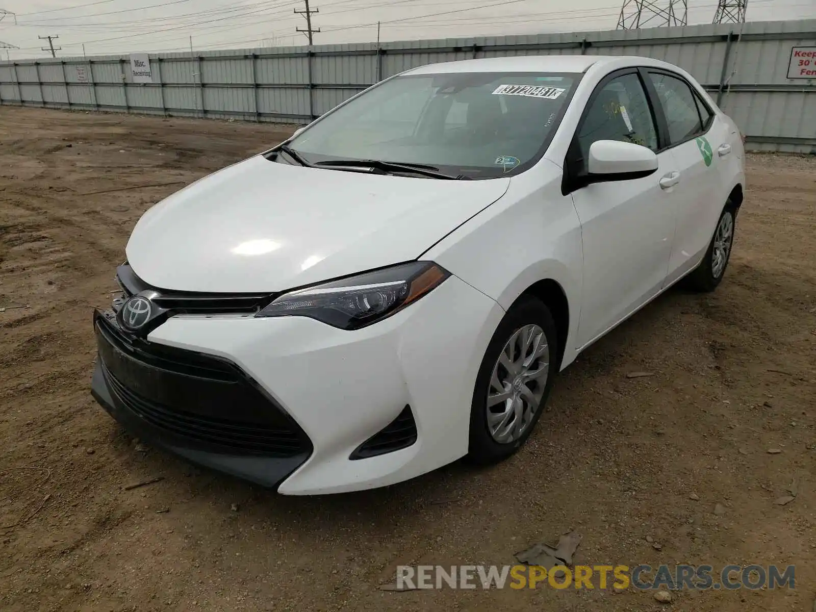 2 Photograph of a damaged car 2T1BURHEXKC232910 TOYOTA COROLLA 2019