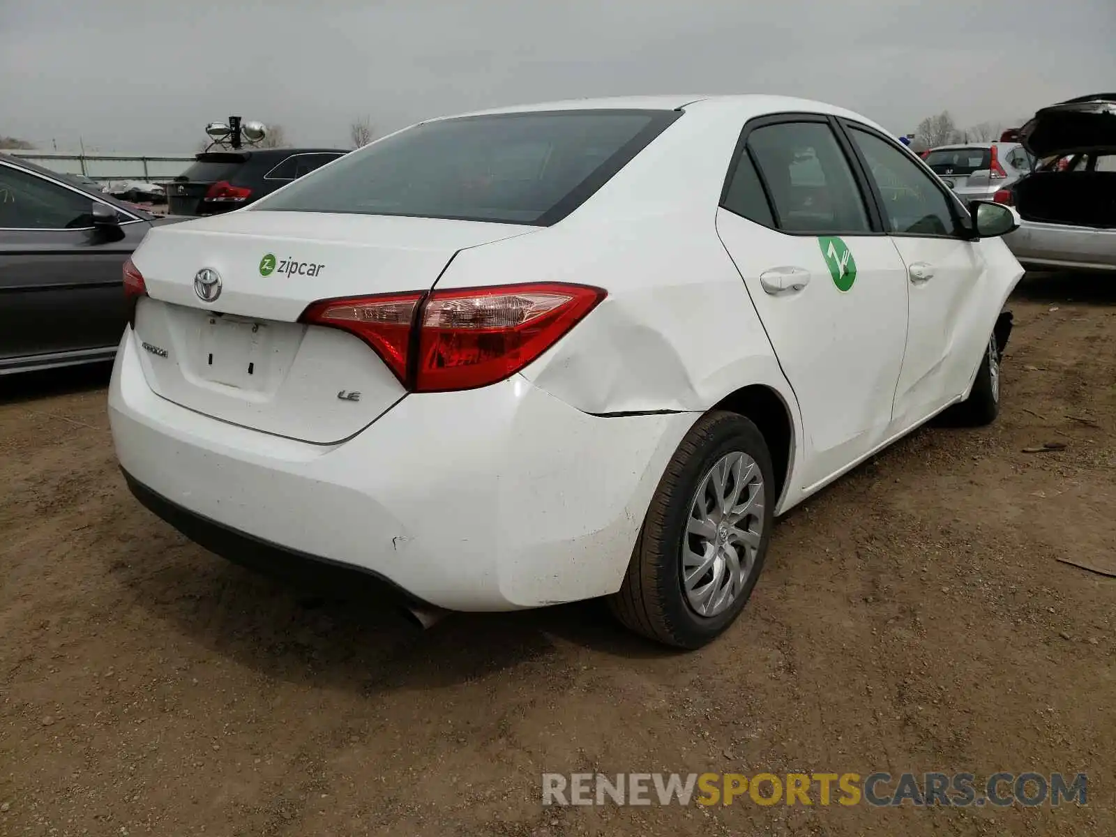 4 Photograph of a damaged car 2T1BURHEXKC232910 TOYOTA COROLLA 2019