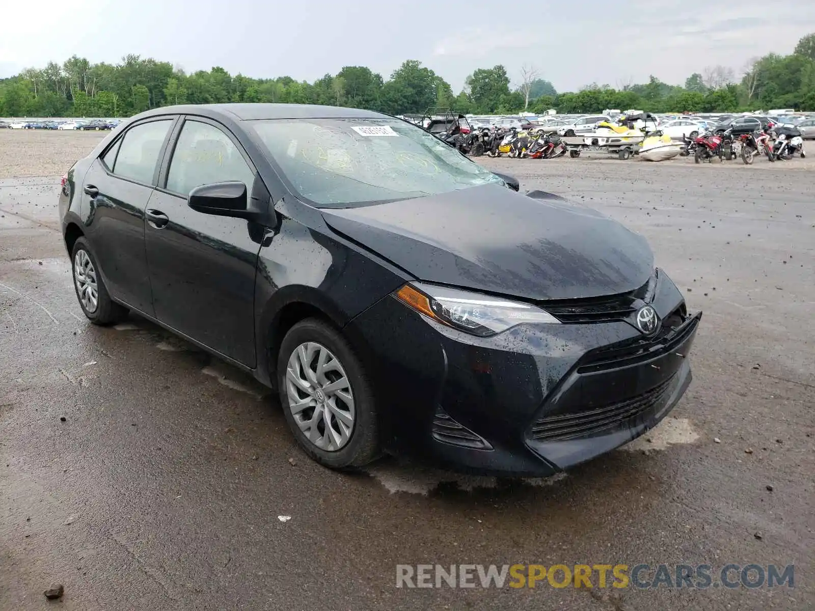 1 Photograph of a damaged car 2T1BURHEXKC233829 TOYOTA COROLLA 2019