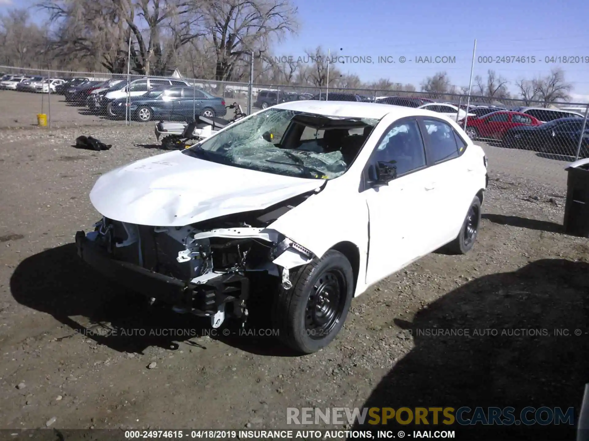 2 Photograph of a damaged car 2T1BURHEXKC233989 TOYOTA COROLLA 2019