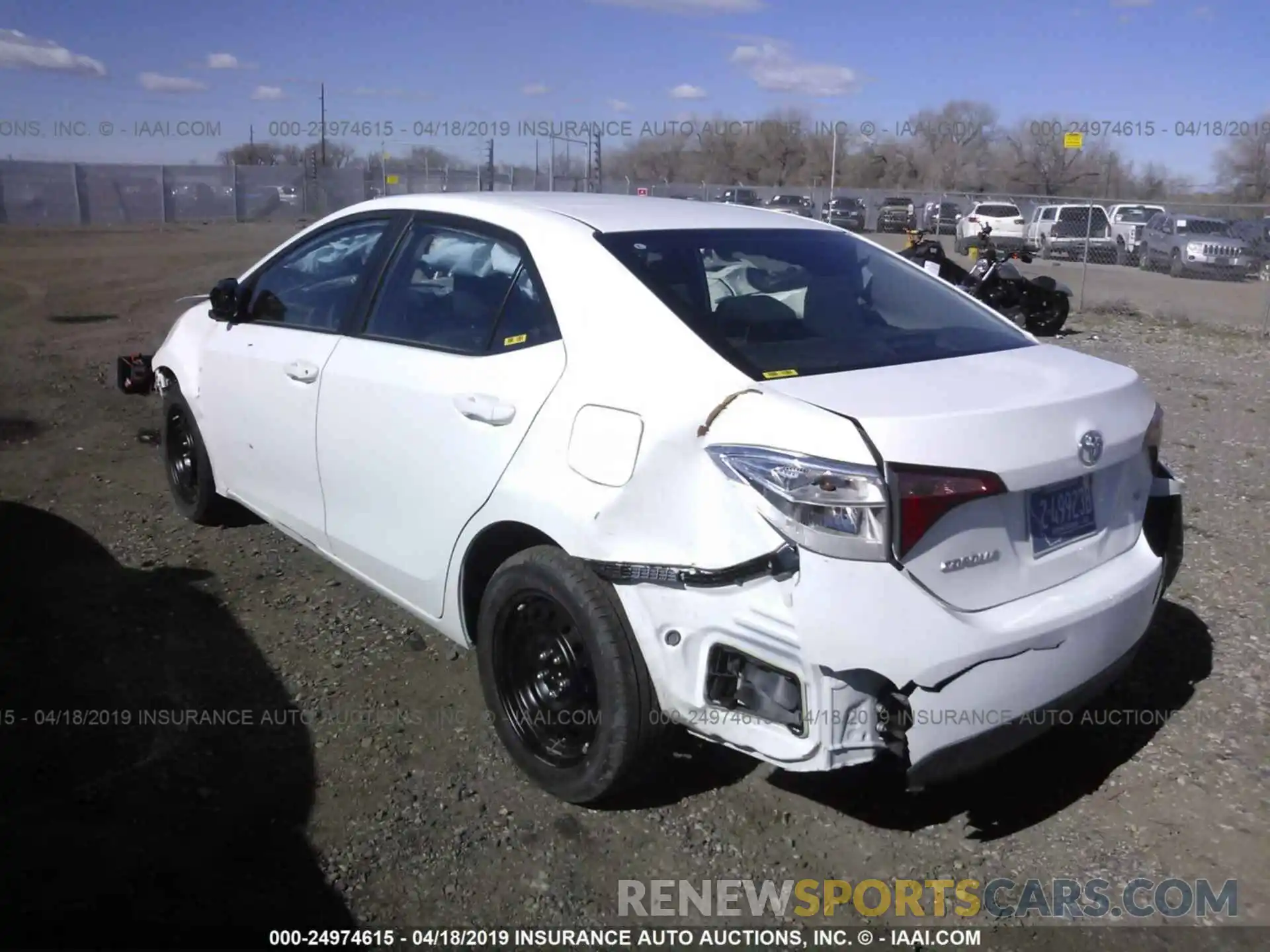 3 Photograph of a damaged car 2T1BURHEXKC233989 TOYOTA COROLLA 2019