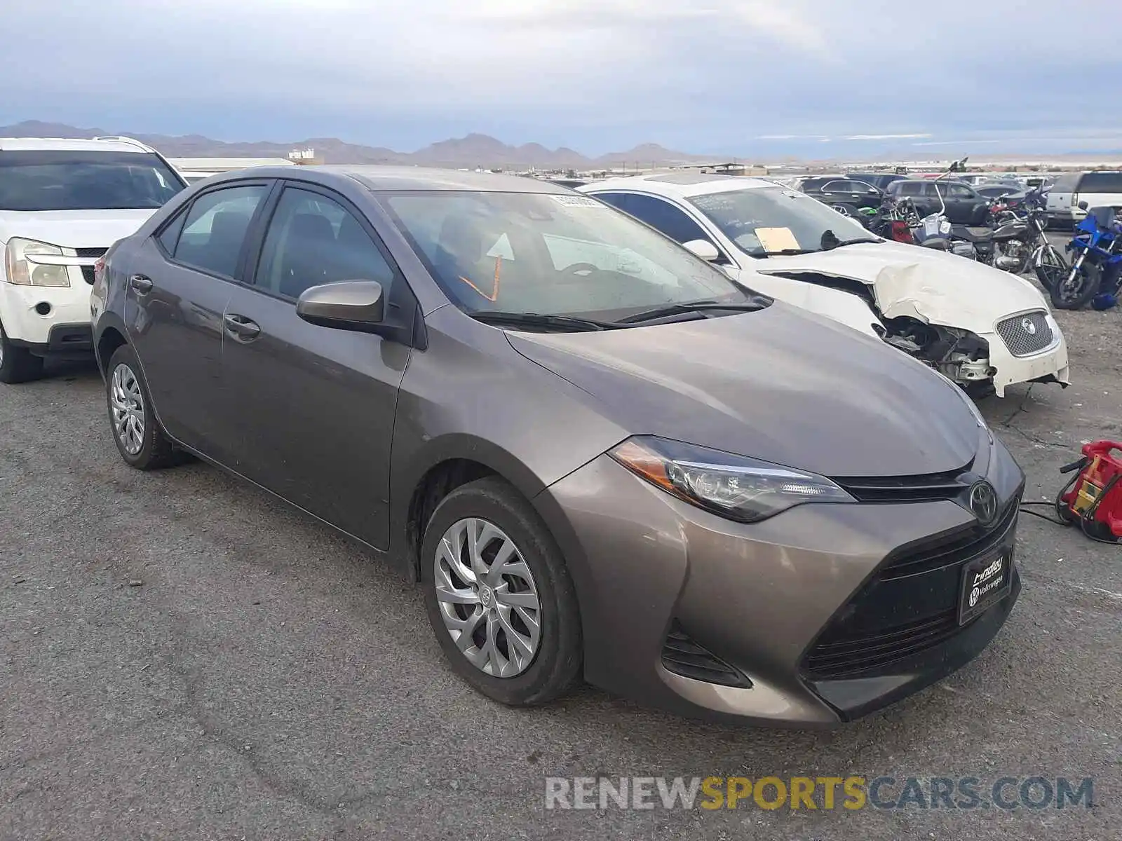 1 Photograph of a damaged car 2T1BURHEXKC234026 TOYOTA COROLLA 2019