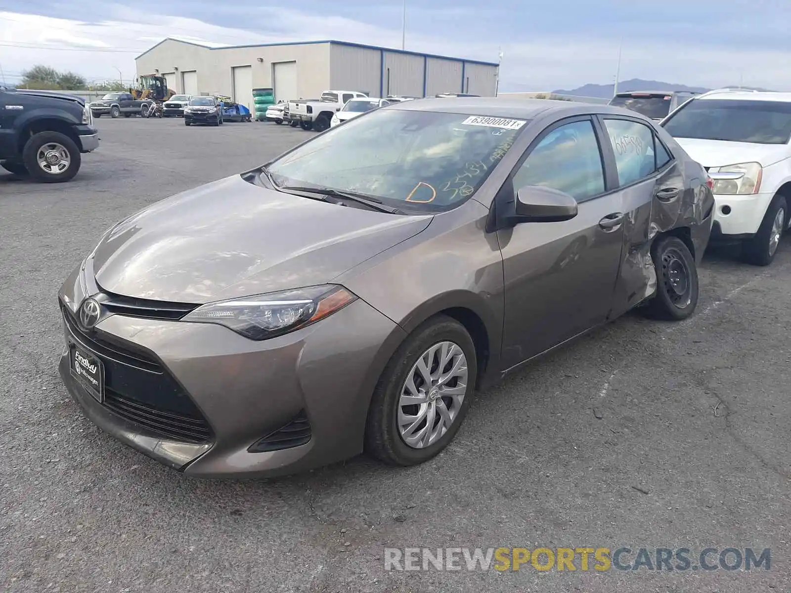 2 Photograph of a damaged car 2T1BURHEXKC234026 TOYOTA COROLLA 2019