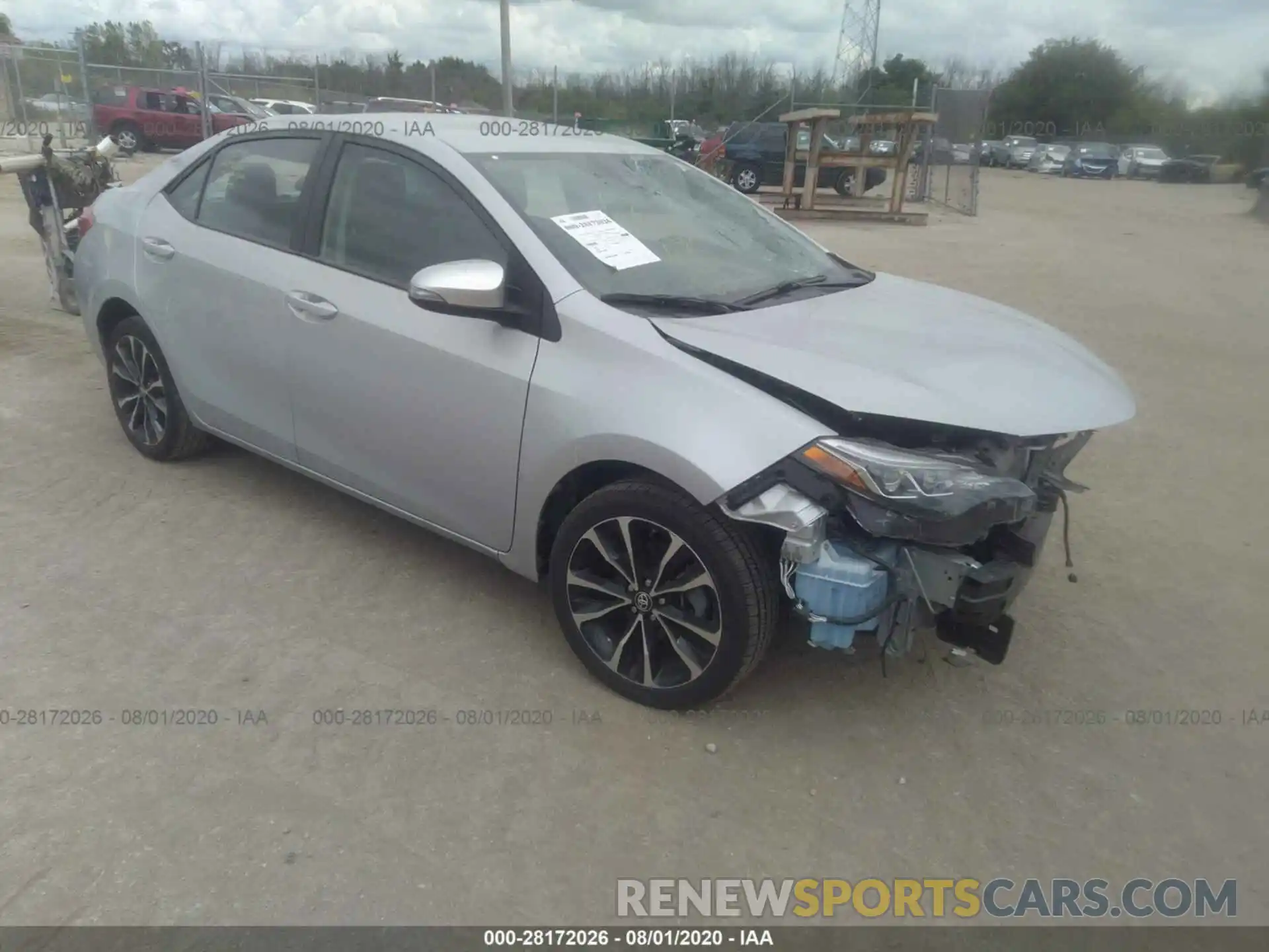 1 Photograph of a damaged car 2T1BURHEXKC234303 TOYOTA COROLLA 2019