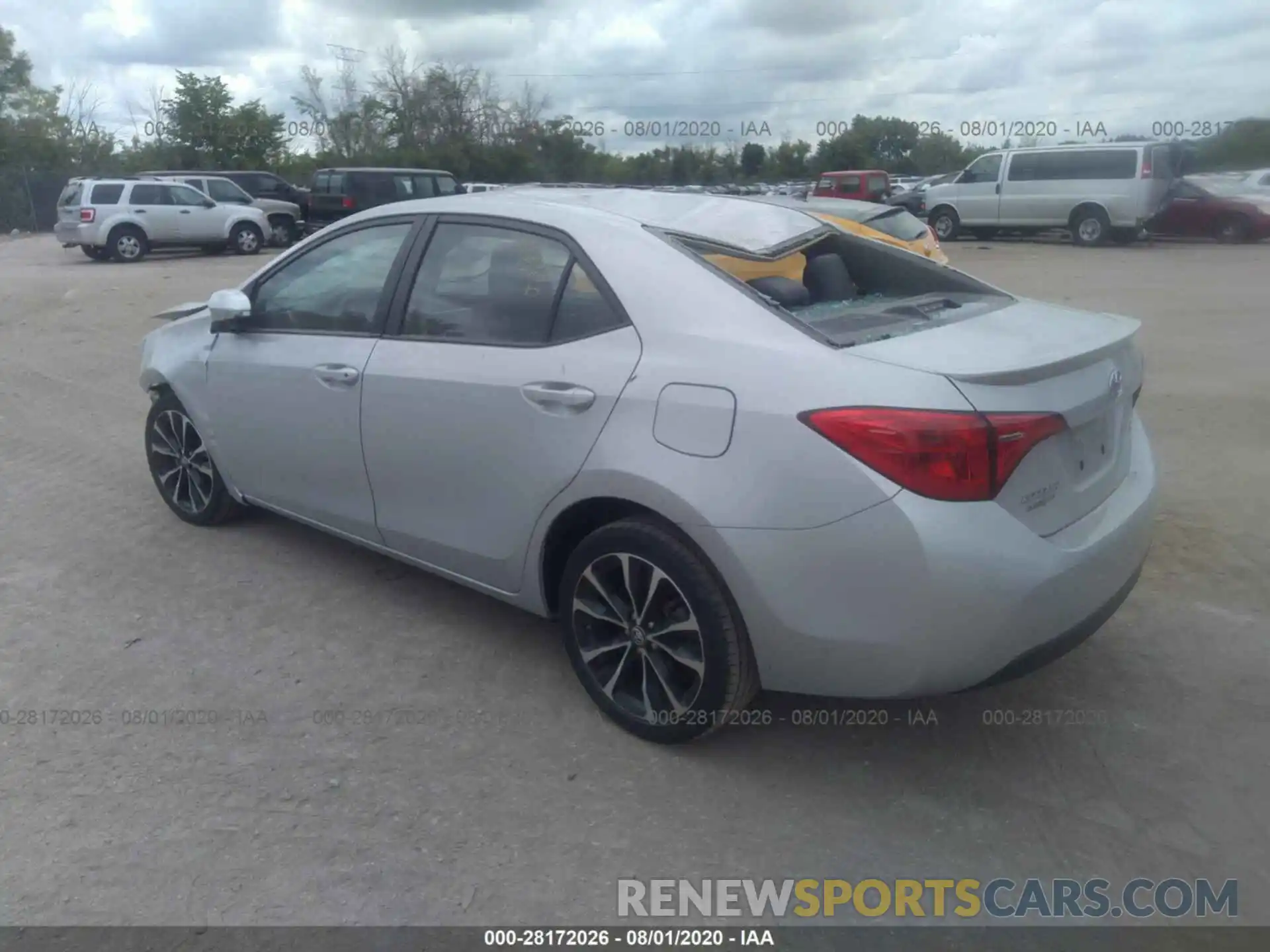 3 Photograph of a damaged car 2T1BURHEXKC234303 TOYOTA COROLLA 2019