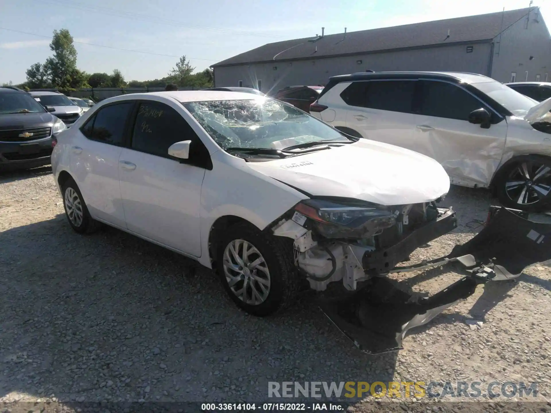 1 Photograph of a damaged car 2T1BURHEXKC234429 TOYOTA COROLLA 2019